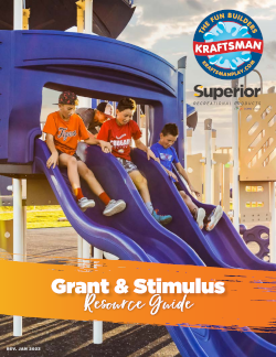 Kraftsman Branded Playgrounds Grant & Stimulus Guide